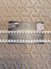 Κορδέλα τούλι ΦΙΣΤΟΝ λευκή 25mm 1μέτρο