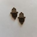 Μεταλλικά χεράκια μπρονζέ