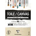 T. Sable natural canvas 210g pad A4 10sh