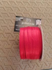 Κορδέλα σατέν 6mm red 1μέτρο