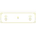 Stencil OPA 1722 Gaveta Colonial II 10×30 cm