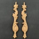 Ξυλόγλυπτο Διακοσμητικό σετ 2 Τεμαχίων 3,5εκ. Χ23,5εκ. 1304
