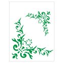 Stencil OPA 2032 Cantoneira Folha 15×20 cm