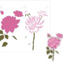 Stencil OPA 2205 Flor Rosas 30,5×30,5 cm