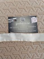 Κορδέλα μπεζ με χρυσό 2.5εκ. 1μέτρο