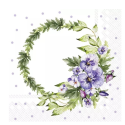 Χαρτοπετσέτα για decoupage, Pansy Wreath