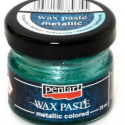 Πατίνα Wax paste Metallic 20ml Pentart – Turquoise