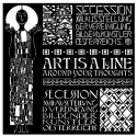 Thick Stencil Stamperia 18x18cm, Klimt art Nouveau