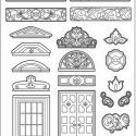 Καλούπι εύκαμπτο A4, 21x29cm, Stamperia, Casa Granada, Greek and door 4526