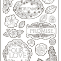 Καλούπι εύκαμπτο A5, 15x21cm, Stamperia, Garden of Promises, Dreams 5621