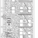 Καλούπι εύκαμπτο A5, 15x21cm, Stamperia, Sir Vagabond, New York windows 5624