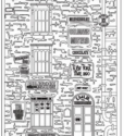 Καλούπι εύκαμπτο A5, 15x21cm, Stamperia, Sir Vagabond, New York building 5623
