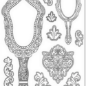 Καλούπι εύκαμπτο A5, 15x21cm, Stamperia, Rose Perfume, Mirrors 4639