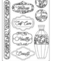 Καλούπι εύκαμπτο A5, 15x21cm, Stamperia, Rose Perfume, Plates 5636