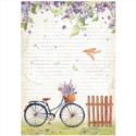 Ριζόχαρτο Stamperia 21x29cm, Create Happiness – Welcome Home, Bicycle