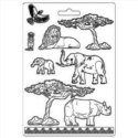 Καλούπι εύκαμπτο A4, 21x29cm, Stamperia, Savana, Elements 4535