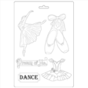 Καλούπι εύκαμπτο A4, 21x29cm, Stamperia, Passion Dancer 493
