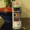 Solventborne spray fixative