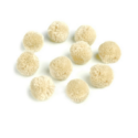 Πομ πον μπαλίτσες Ø15mm, 10τεμ, light cream