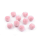 Πομ πον μπαλίτσες Ø15mm, 10τεμ, Vintage Pink