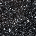 Πέτρες γυάλινες διακοσμητικές 1-4 mm, 200gr, μαύρες