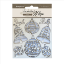 Chipboard Stamperia 14x14cm, Christmas Ball