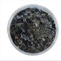 Νιφάδες γκλίτερ οικολογικές,1-5mm, ανθρακί, 150gr