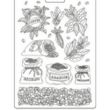 Καλούπι εύκαμπτο A5, 15x21cm, Stamperia, Coffee and Chocolate, Caffe 5660