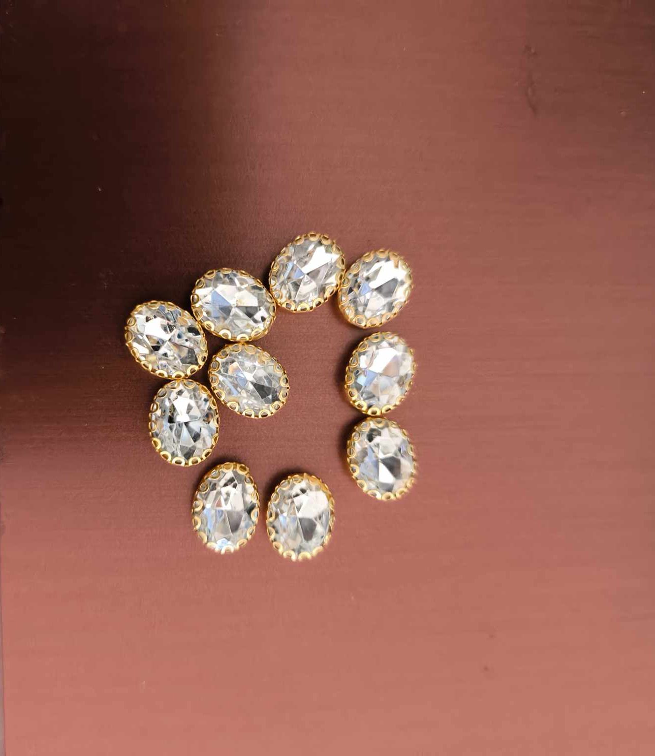 Πέτρες διάφανες 10τεμάχια