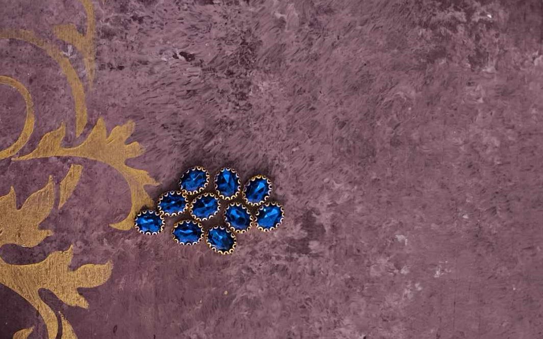 Πέτρες μπλε 10τεμάχια