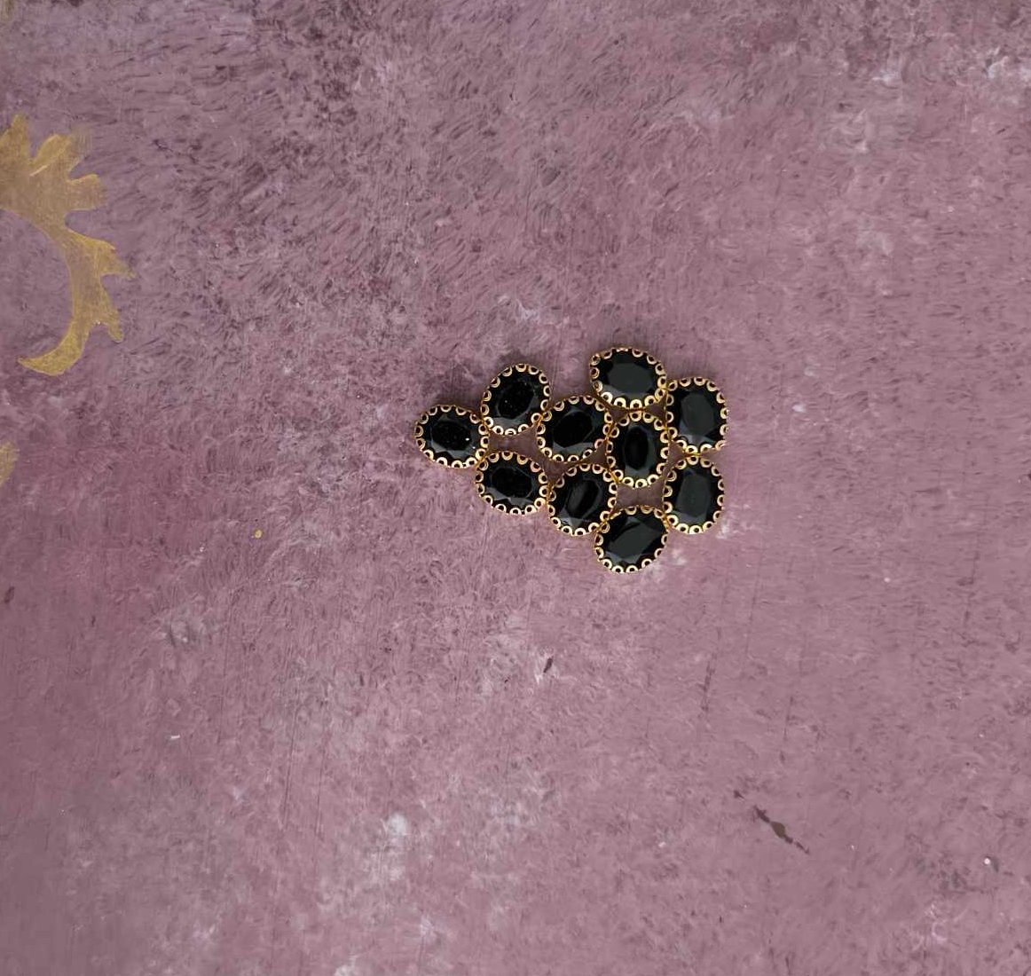 Πέτρες μαύρες 10τεμάχια