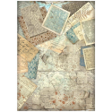 Ριζόχαρτο ντεκουπάζ Stamperia 21x29cm A4, Alterego, Letter background 4960