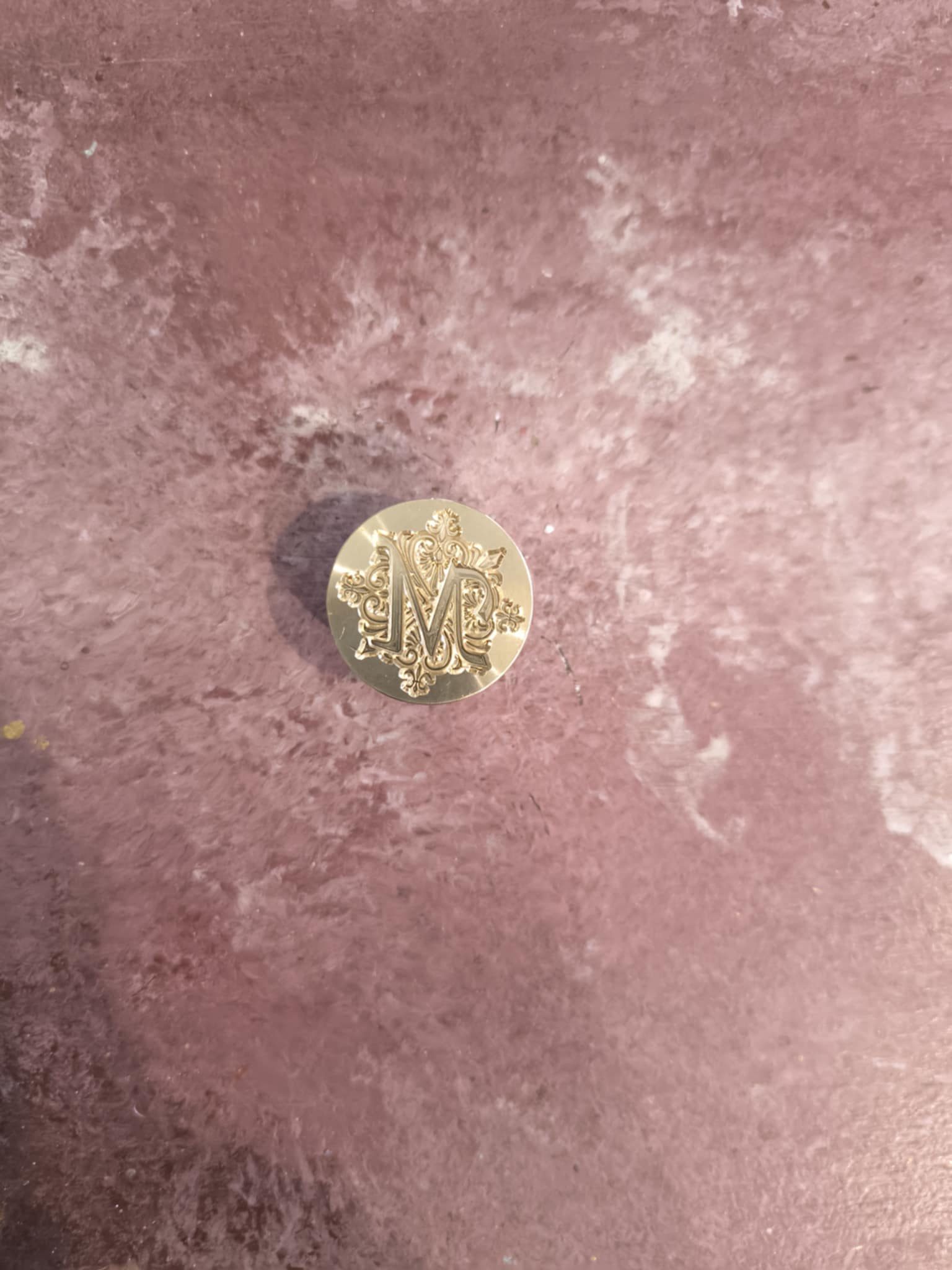 Σφραγίδα για βουλοκέρι γράμμα M