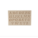 Καλούπι σιλικόνης, Λατινικό αλφάβητο, κεφαλαία γράμματα