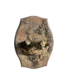 Πάνελ “Ο λαγός στη φωλιά του” 30cm