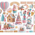 Die Cuts Stamperia, Candy Christmas