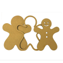 Διακοσμητικά σχέδια MDF, Stamperia, Candy Christmas, Gingerbreads