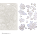 Καλούπι εύκαμπτο A5, 21×14.8cm, Stamperia, Whispering woods, Φύλλα   5676