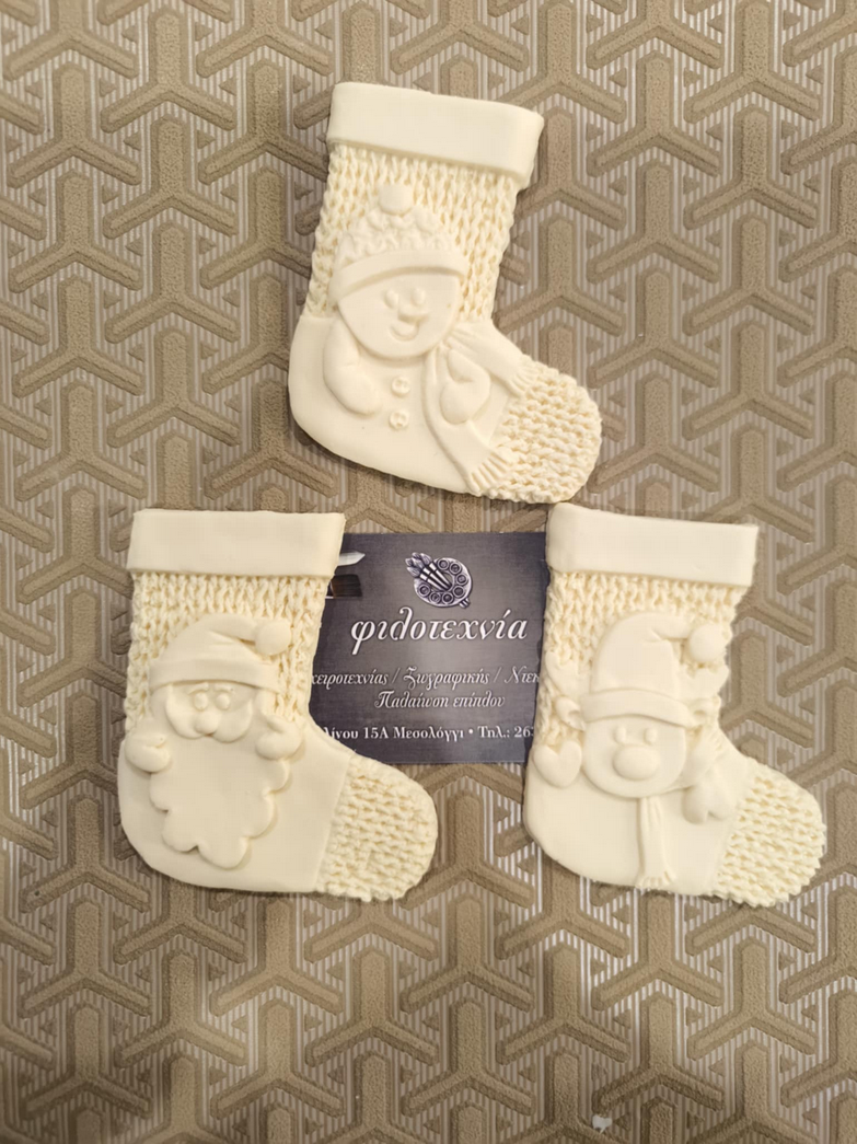 Στοιχείο ελαστικής ρητίνης κάλτσες γιορτινές