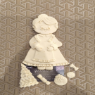 Στοιχείο ελαστικής ρητίνης Mrs Claus 18χ10εκ.