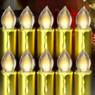 Λαμπάκια διακοσμητικά με τηλεχειριστήριο 10τεμάχια