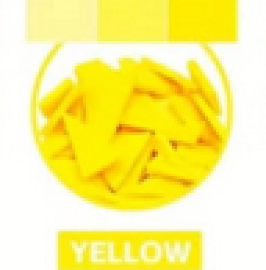 Χρώμα για κερί μάζας κίτρινο 5γραμμ.