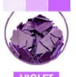 Χρώμα για κερί μάζας violet 5γραμμ.