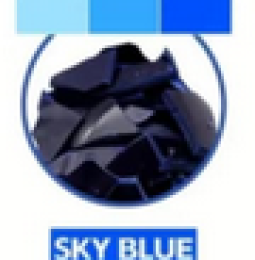 Χρώμα για κερί μάζας sky blue 5γραμμ.