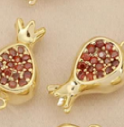 Μεταλλικό ρόδι με σποράκια 1τεμάχιο