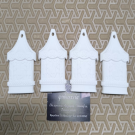 Πολυεστερικό αντικείμενο καρουζέλ 9χ6εκ. έκαστο (4 τεμάχια)