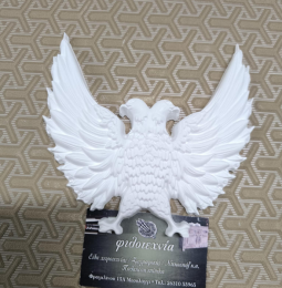 Πολυεστερικό αντικείμενο δικέφαλος αετός 16χ16εκ.