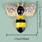 Μεταλλικό στοιχείο μέλισσα 2τεμάχια