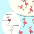 Μεταλλικό φλαμίνγκο με τρύπα 2τεμάχια