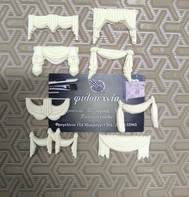 Στοιχείο ελαστικής ρητίνης σετ κουρτίνες